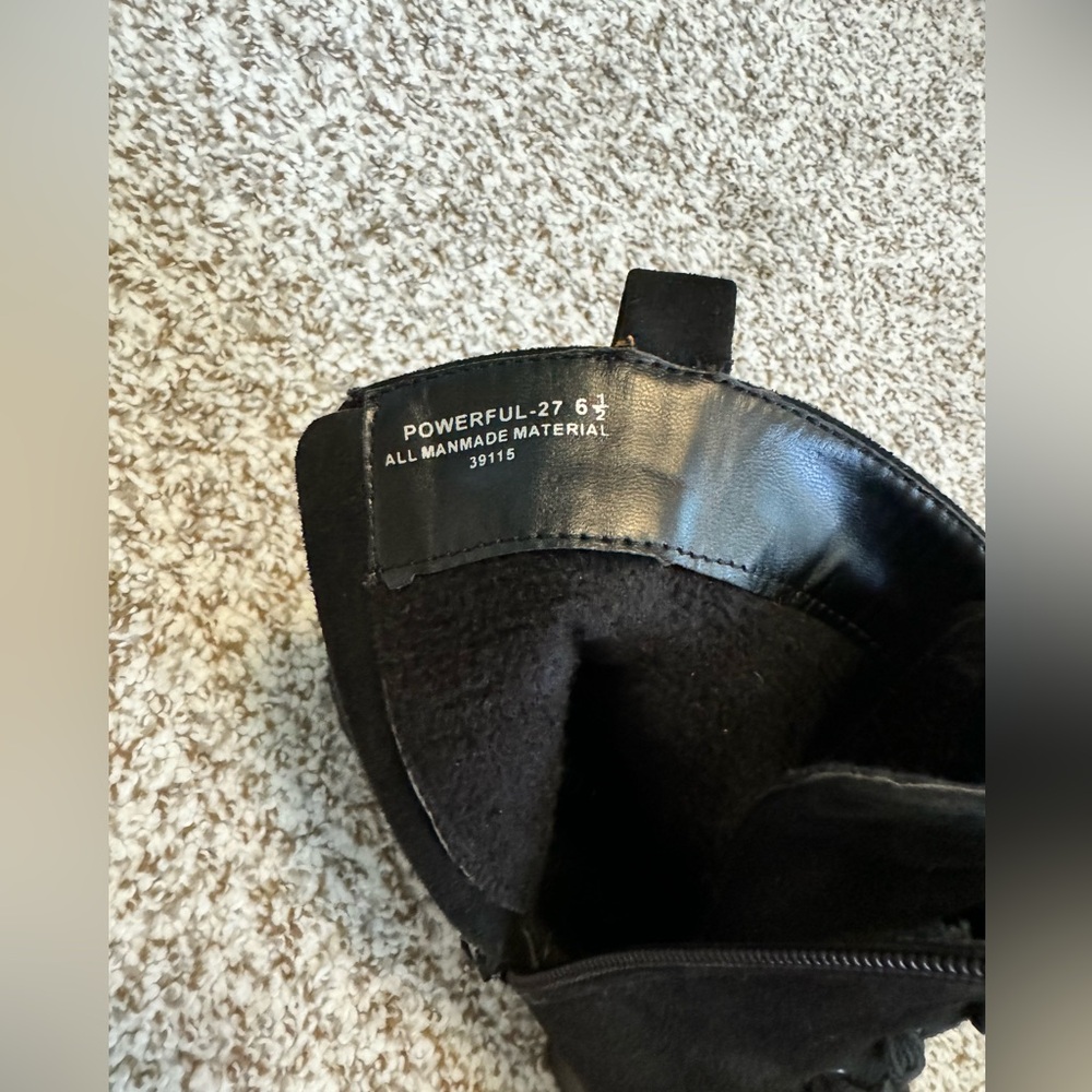 Platform combat Boots - Picture 4 of 4